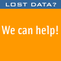 Lost data? We can help!